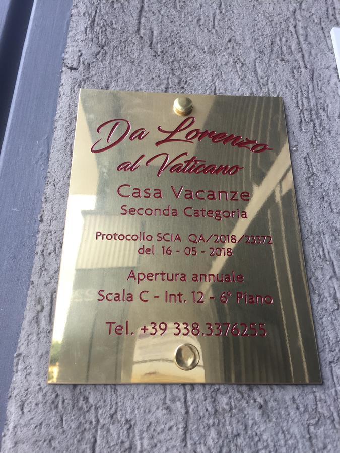 Da Lorenzo al Vaticano Roma Esterno foto